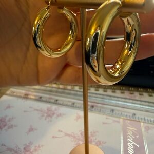 Elegant Gold Hoop Earrings